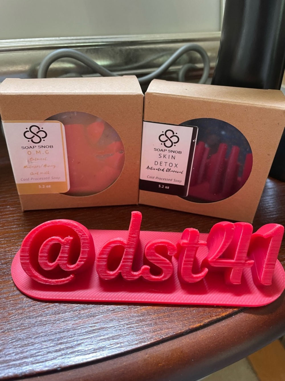 Soap Snob -Cold Processed Soap Duo 2/$20 (OMG, Black-AVAILABLE )-NIB